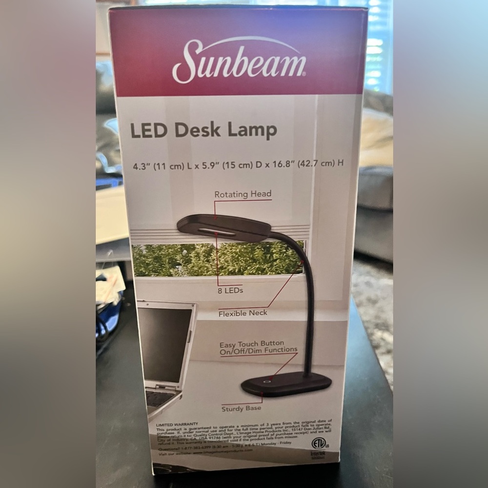 New: SUNBEAM Flexible Neck LED Desk
